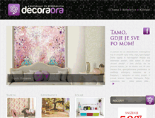 Tablet Screenshot of decoraora.com